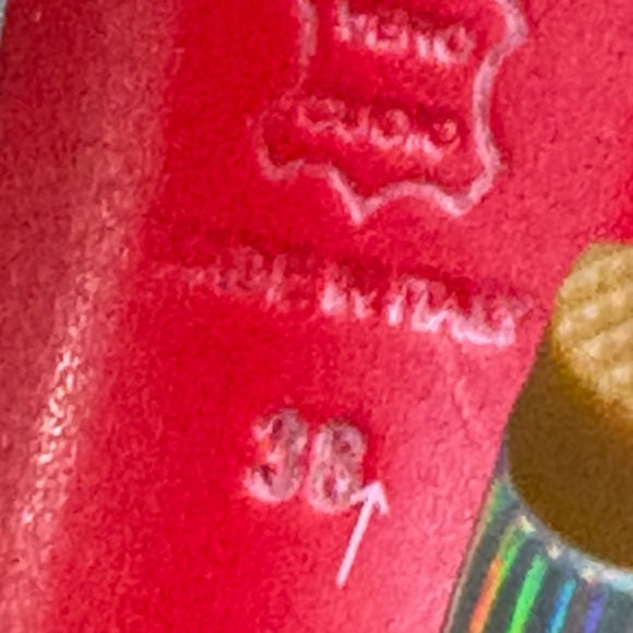 Christian Louboutin Iridescent Holographic Gold-Stud Heel Sandal - Picture 4 of 6